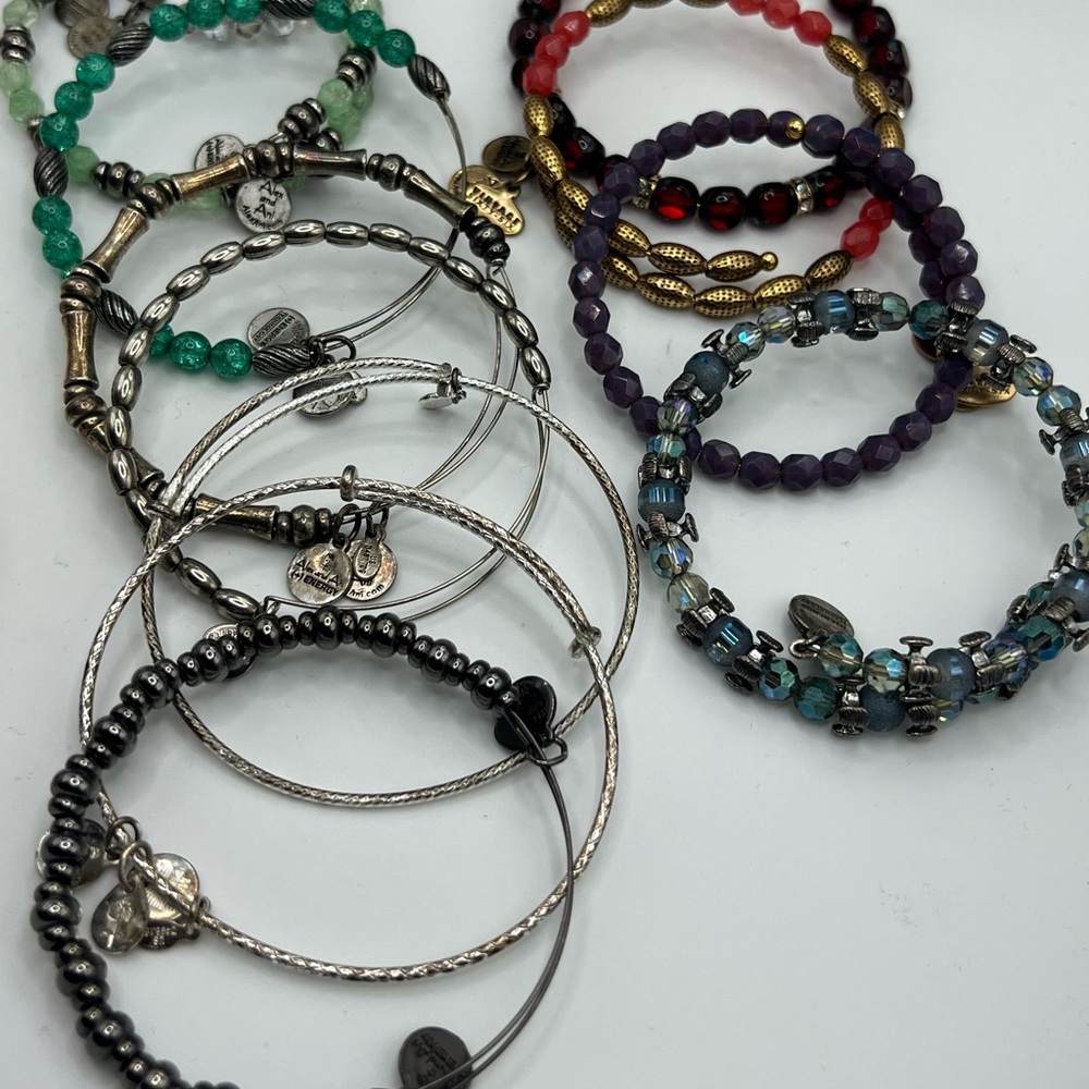 Alex and Ani Mixed Metal and Beaded Bracelet Collection - Picture 3 of 3